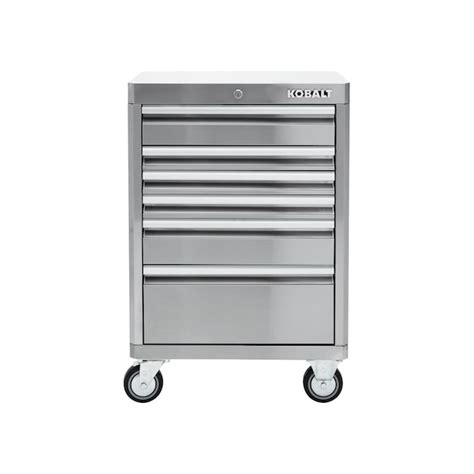 mobile roller stainless steel tool box|Kobalt 3000 Series 27.